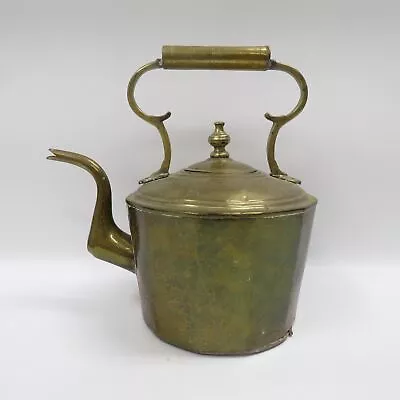 Vintage Large 15  Tall Metal Soldered Tea Pot/Kettle • £35.47