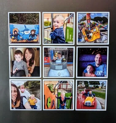 Fridge Tiles Fridge Magnet Set Personalised Photo Magnets Photo Gift For Mum • £35.99