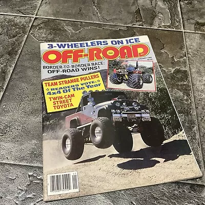 OFF-ROAD Magazine January 1985 3wheelers On Ice • $24.99