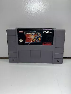 MechWarrior  (Super Nintendo Entertainment System 1991) Cart Only • $20