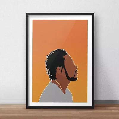 Kendrick Lamar INSPIRED WALL ART Print / Poster Minimal A4 A3 HIP HOP RAP • £38.99