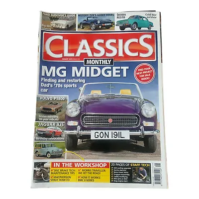 CLASSIC CARS Motor Motoring Magazine. August 2015 #232 MGB MIDGET. TVR. Resto • $9.93