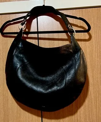 Vintage Banana Republic Leather Hobo Shoulder Bag Dark Green  Slouchy • $44.88