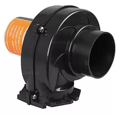 In Line Bilge Air Blower 130CFM Boat Black Ventilation Marine 12V 2.5AMP • $56.48