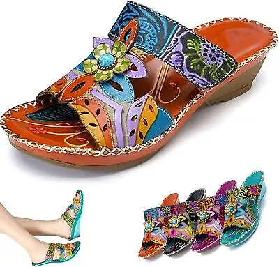 Bohemian Fashion Non-Slip Orthopedic SandalsFashion Shoes Comfortable Slippers • $25.72