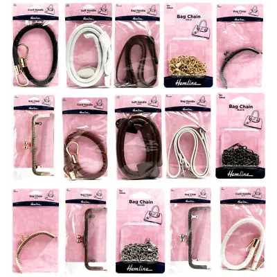 Hemline Clip On & Sew On Handbag Purse Handle Cord Bag Accessories • £5.05