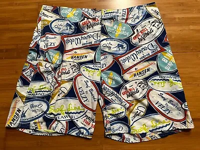 Vintage SurfLine Hawaii Board Shorts Weber Quigg Velzy Greg Noll Hansen 40 • $99.99