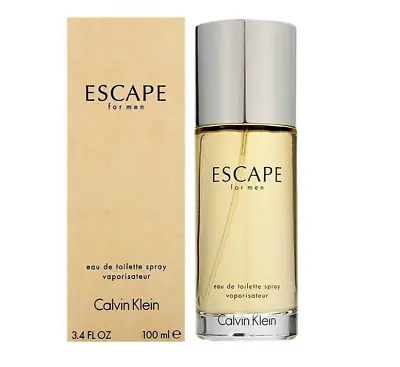 Calvin Klein Escape For Men Eau De Toilette Edt Spray 100ml - Sealed • £25.49