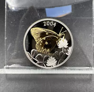 2004 50c Canada Sterling Silver Fifty Cents Butterfly Coin Choice Proof • $33.99