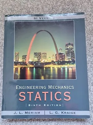 £10 • Buy Engineering Mechanics Statics J.L Meriam
