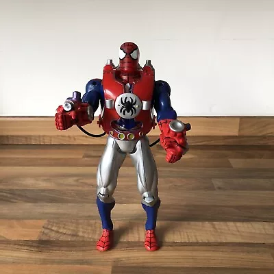 Spiderman Web Blaster 10  Marvel 2000 Action Figure Toy Rare - See Pics • £14.99