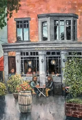 Original Watercolour Drawing Of A London Pub A3 OOAK • £35