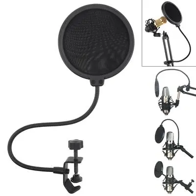 Universal Microphone Pop Filter Mask Shield Fit For Blue Yeti & Recording Studio • $8.09