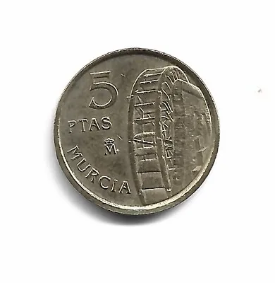 World Coins - Spain 5 Pesetas 1999 Murcia Commemorative Coin KM# 1008 • $6