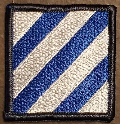 US ARMY INSIGNIA - 3rd INFANTRY DIVISION - (3d ID) COLOR PATCH MILITARY NOS NEW • $4.99