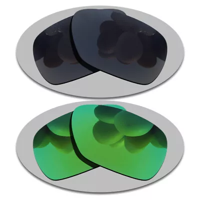 Black&Green Anti-Scratch Lenses Replacement For-Oakley C Wire 2011 Polarized • $15.56