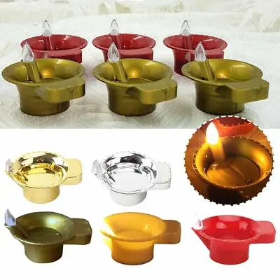 Water Sensor Light NEW Diwali LED Candle Lamp Small Floating Oil Lamp Decorative • £9.61