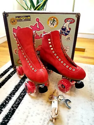 Moxi Roller Skates Lolly Outdoor Complete - Poppy Red (2021 Model) RARE Size 8 • $500