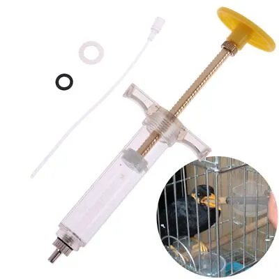 10/20/50ml Bird Baby Budgie Parrot Pet Hand Rearing Feeding Syringes Crop Tubes • £5.72