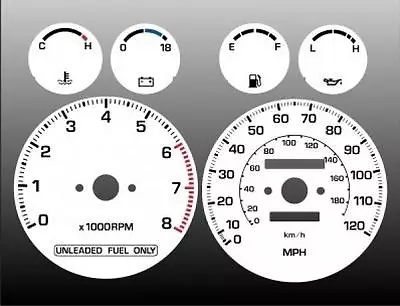 $27.99 • Buy White Face Gauges For 1986-1989 Toyota Celica GT