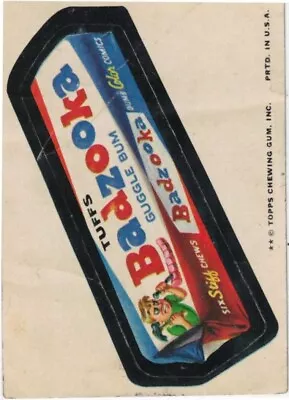 1974 Topps Original  Wacky Packages 10th Series Badzooka • $1.50