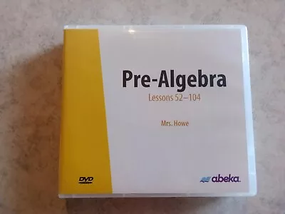 Abeka Pre-Algebra Lessons 52-104 (2010 Edition) • $129