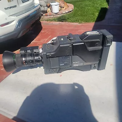 Sony DXC-327A Video Camera W/ CA-537 Camera Adaptor - Vintage Broadcast Camera • $150