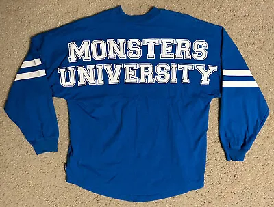 Disney Parks Spirit Jersey Adult Medium Blue Stripe Monsters University Men • $25.95
