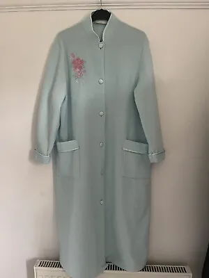 Marks & Spencer Long Midi Aqua Dressing Gown Size 12-14 • £3.99