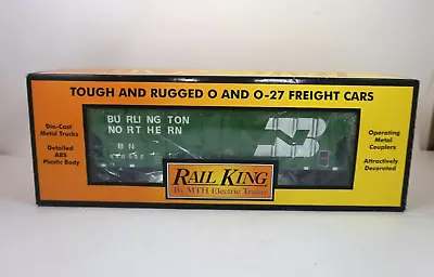 MTH RailKing BURLINGTON NORTHERN 440085 O Scale Hopper Train Car - 30-75582 • $69.95