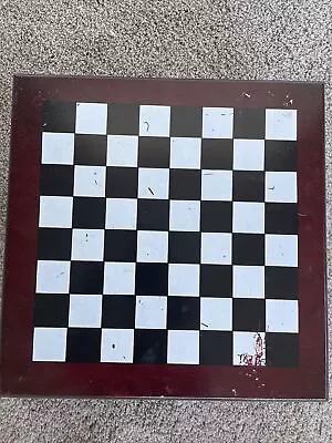 Wooden Checkers Board Game Vintage • $10