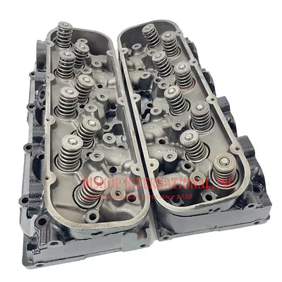 GM Chevrolet GMC 7.4L 454 Vortec BBC Cylinder Head Oval Port Closed Chamber SET  • $800.98