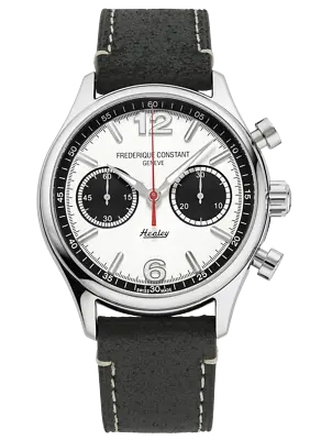 Frederique Constant Black Mens Chronograph Watch Vintage Rally Healey • $2445