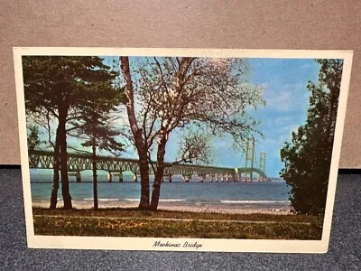 Mackinac Bridge Michigan 1900 USA Collectible Posted Postcard • $11.04