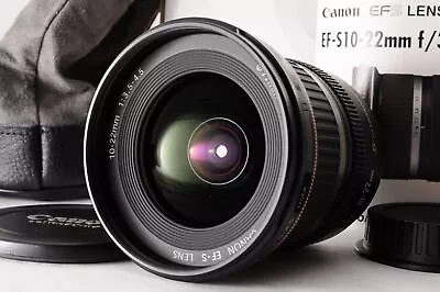 TOP MINT Canon EF-S 10-22mm F/3.5-4.5 USM Zoom Lens W/Box Case From Japan • £186.88