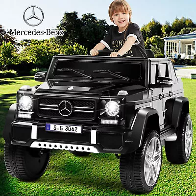 Black 12V Battery Mercedes-Benz Kids Ride On Car Toys Truck W/ MusicLEDRemote • $199.99