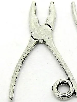 NEW.Suit NecklaceBracelet Or Earings.Silver Tone Pliers Tool Charm.End Of Stock • £2.99