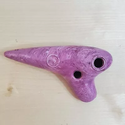 Vintage Gretsch Ocarina ~ Beautiful Purple Marbled Plastic ~ Key Of G • $24.98