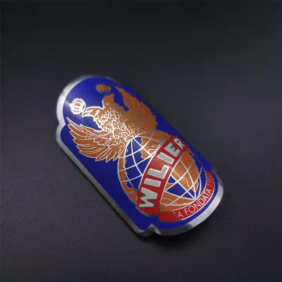 1X Wilier Bicycle Bike Alloy Head Badge Decals Stickers 37.8*60mm Free Shipping • $21.95