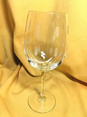 Mikasa Cheers White Wine Glass - Vertical Ovals • $9