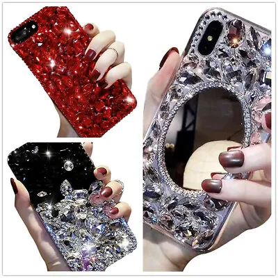 For LG APPLE SAMSUN MOTO Bling Glitter Diamond Case Sparkle Crystal Phone Case • $12.99