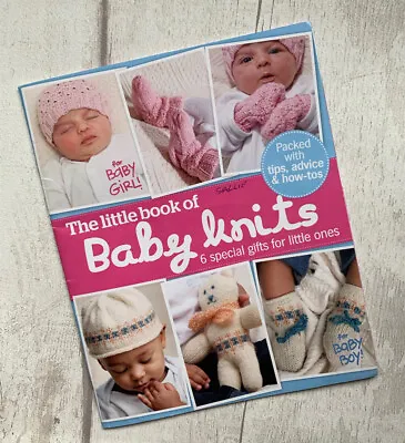 The Little Book Of Baby Knits 6 Gift Patterns Booties Hat Teddy Bear • £3.50