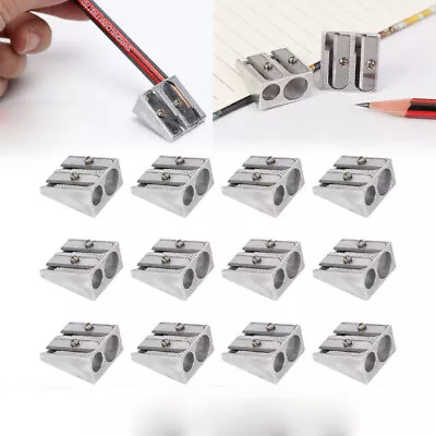 12PCS Metal Pencil SharpenerPencil Sharpener Handheld Pencil Sharpener Manual • $9.95