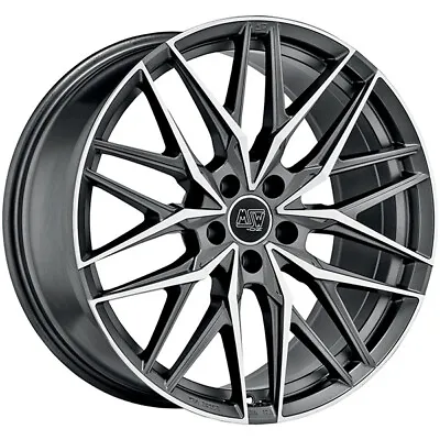 Alloy Wheel Msw Msw 50 For Seat Leon 8x18 5x112 Matt Gun Metal Full Polishe U2h • $428.63