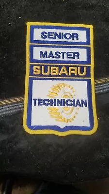 Vintage Unused SUBARU Senior Master Technician Patch 3  X 5  • $39.99