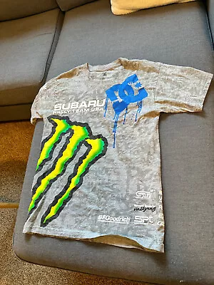 Ken Block #43  DC Shoes Monster Energy  Subaru Size Small Color Gray • $50