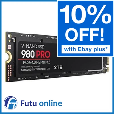 $289 • Buy 2TB Samsung SSD 980 Pro M.2 NVMe PCIe Gen 4 Internal Solid State Drive