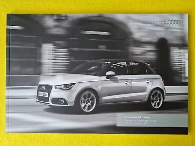 Audi A1 SE Sport S Line Competition Car Brochure Catalogue December 2011 MINT B • £6.99