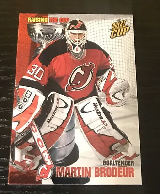 2002-03 Pacific Quest For The Cup Martin Brodeur Raising The Cup • $1.99
