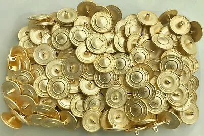 19mm 23mm 28mm Light Gold Flower Dot Metal Shank Buttons Button L132 L132A • £3.89